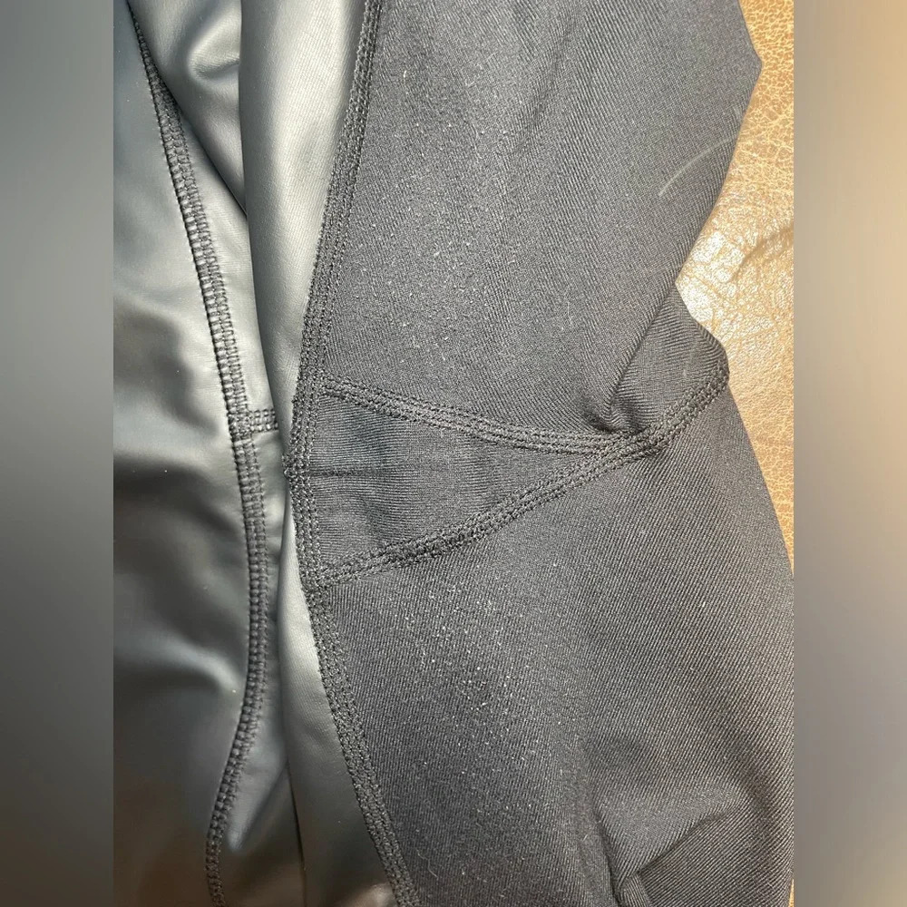 Athleta Gleam Faux Leather Panel
Leggings- Black Size S - Picture 8 of 8